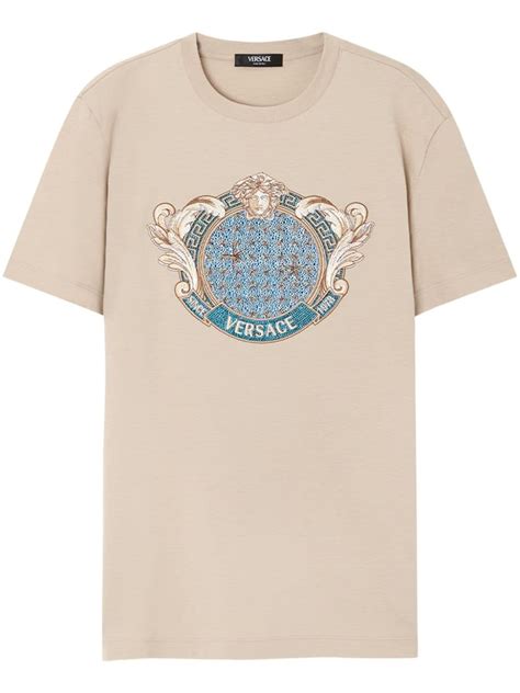 versace starfish shirt|Versace Crystal Starfish Blason T.